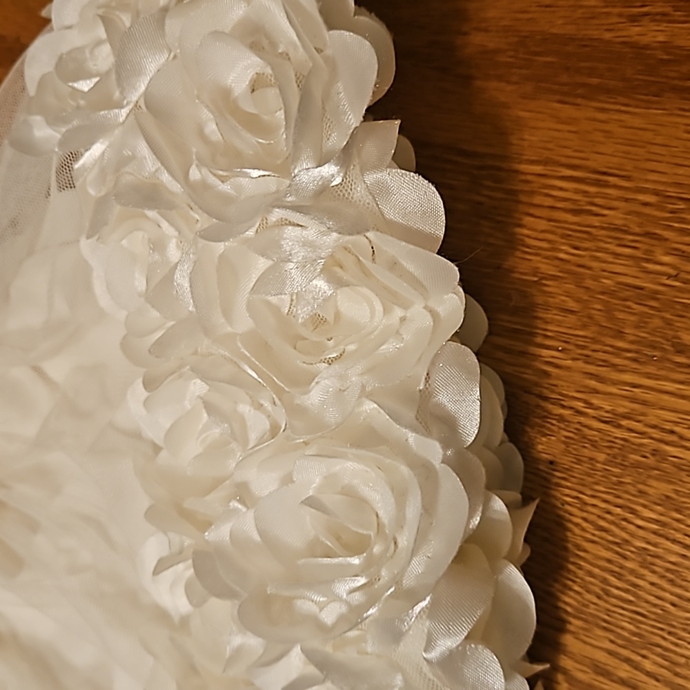 Baby Satin Roses Dress - Picture 2 of 7